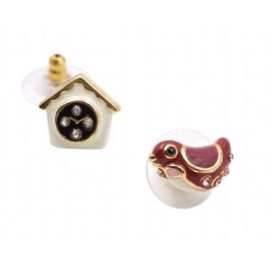 KATE SPADE • Ooh La La Cuckoo Clock Bird Earrings